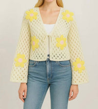 Dreamers By Debut - Daisy Crochet Cardigan