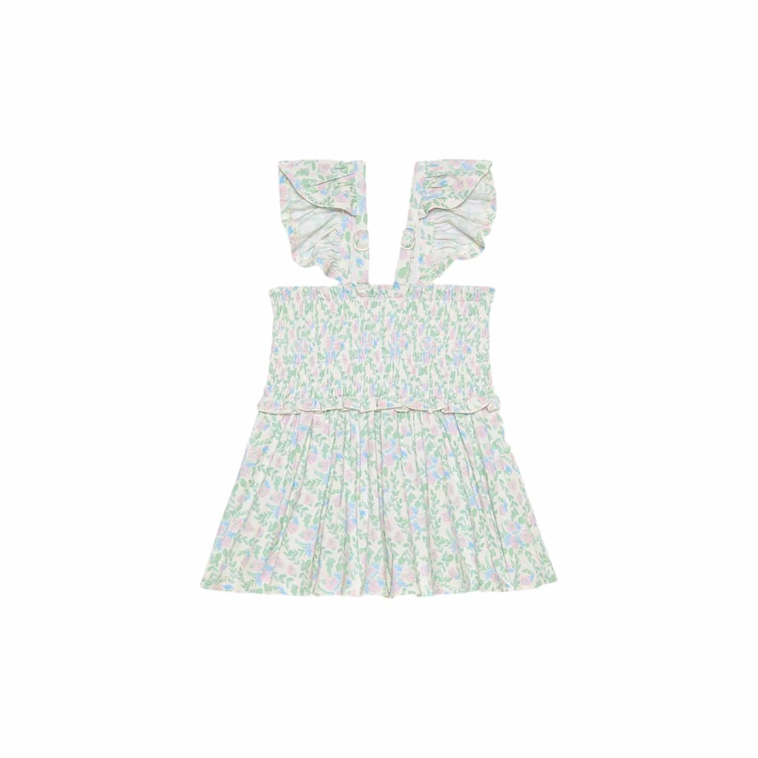 Posh Peanut - Girls Smocked Babydoll Bummie 2 Piece Set