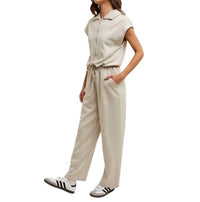 Wishlist - Scuba Half Zip Jumpsuit