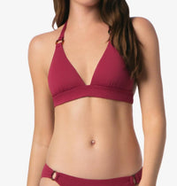 Helen Jon - Tortoise Ring Halter Bikini Top