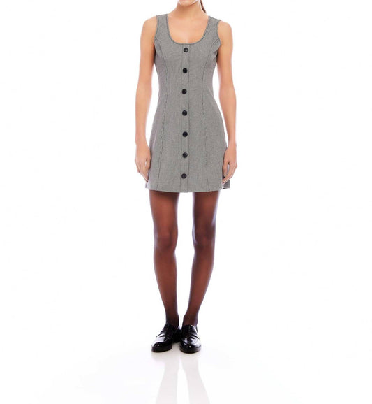 Fifteen Twenty - Avery Button Front Sleeveless Dress