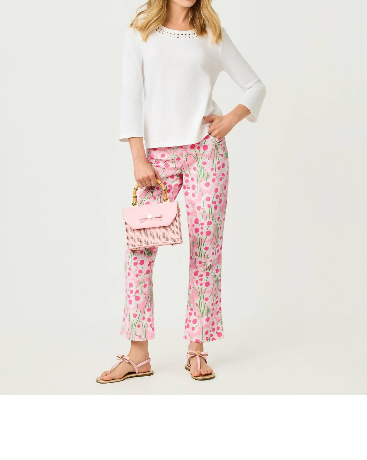 Lilly Pulitzer - Annet High Rise Crop Flare Jeans