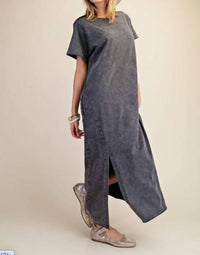 Easel - Terry Midi Dress