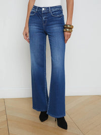 L'Agence - Alicent High Rise Wide Leg Jean