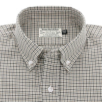 Tom Beckbe KNAPP COTTON TWILL SHIRT in khaki brown - men's shirt - alternate view