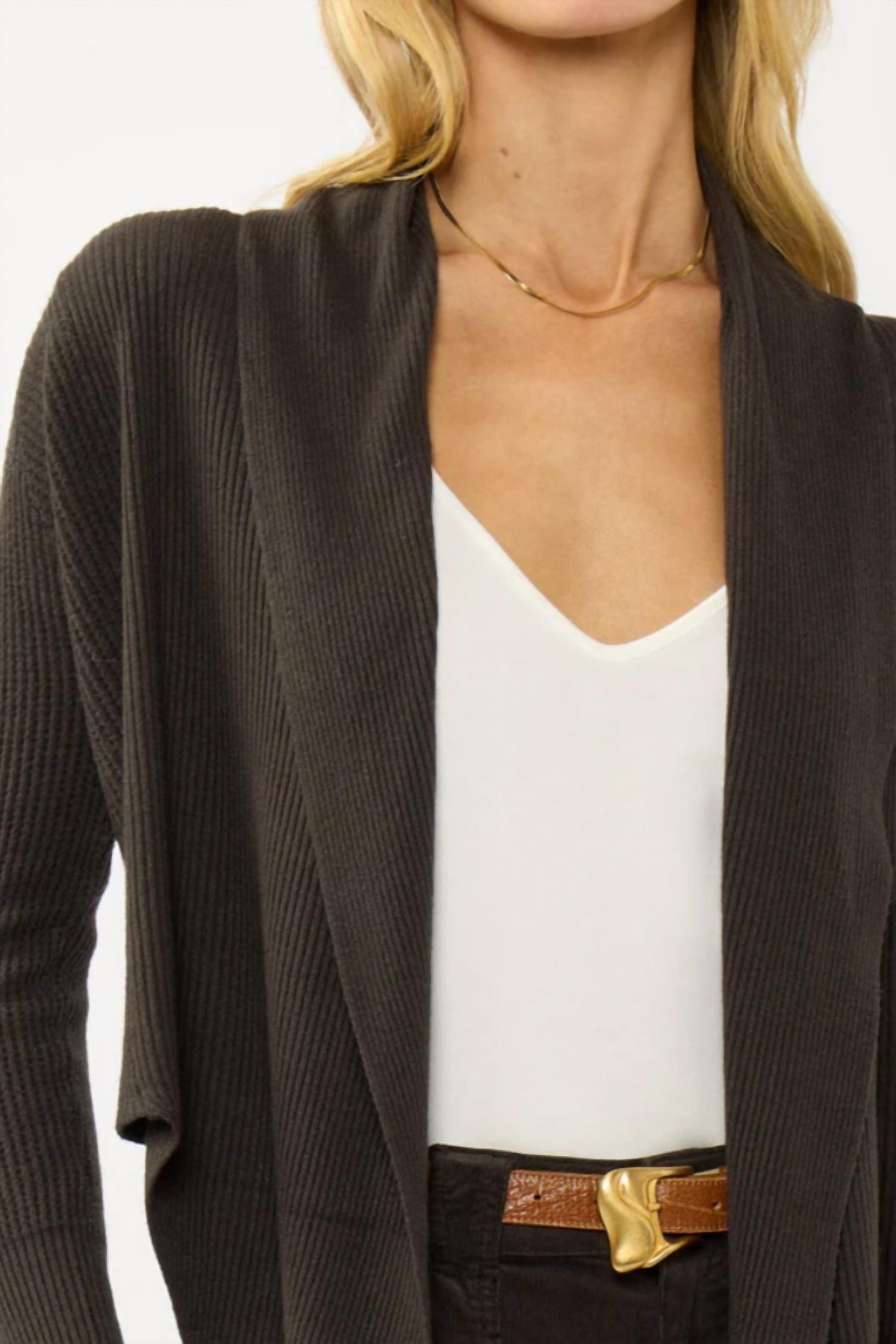 Lovestitch - Willa Tie Front Sweater
