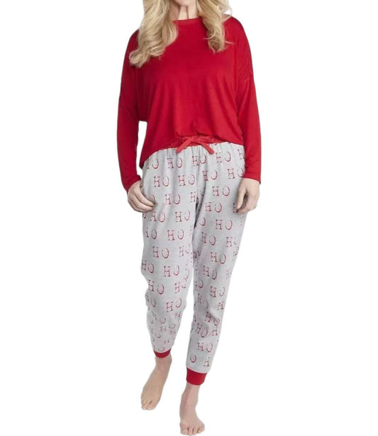 Mudpie - Women's Ho Ho Ho Pajama Set