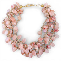 Bijoux Envie - Women's Beaded Collar Necklace