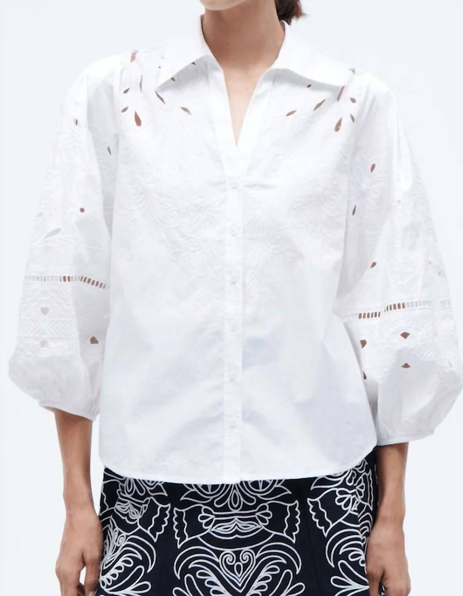 Figue - Sharon Wide Collar Top