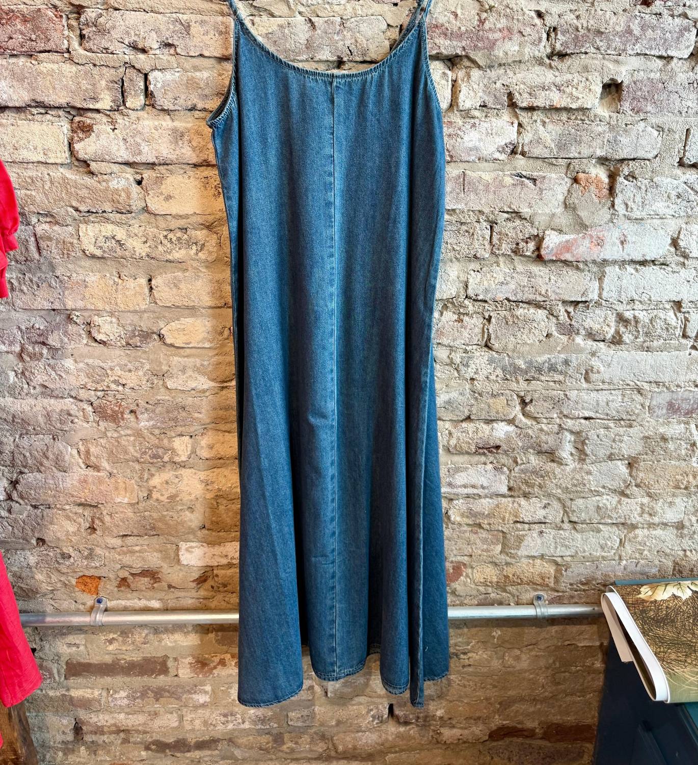 By Together - Women's Denim Tank Midi Dress