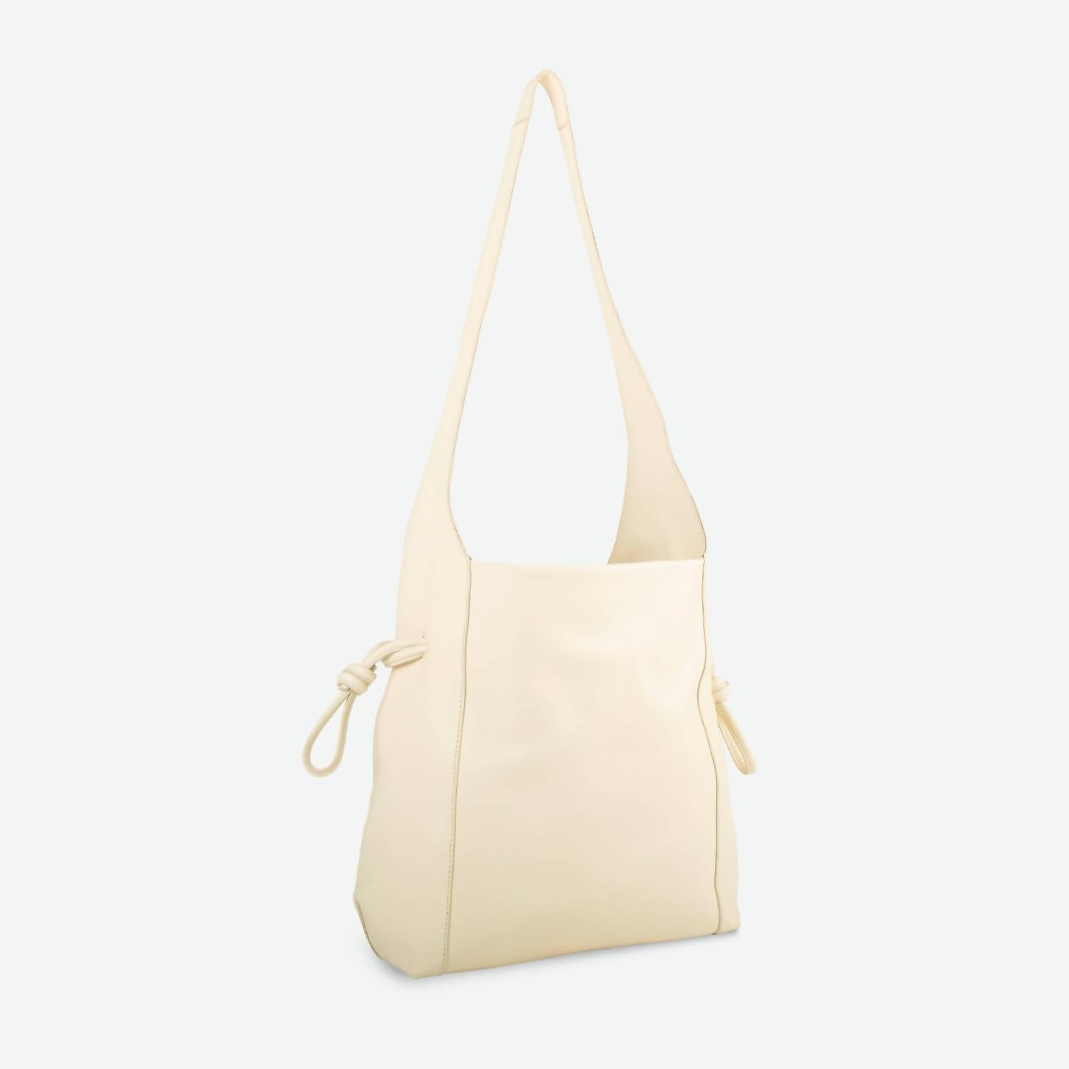Per Lei New York - Women's Seneca Leather Drawstring Shoulder Bag