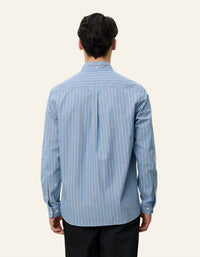 Les Deux - Kent Stripe Poplin Shirt