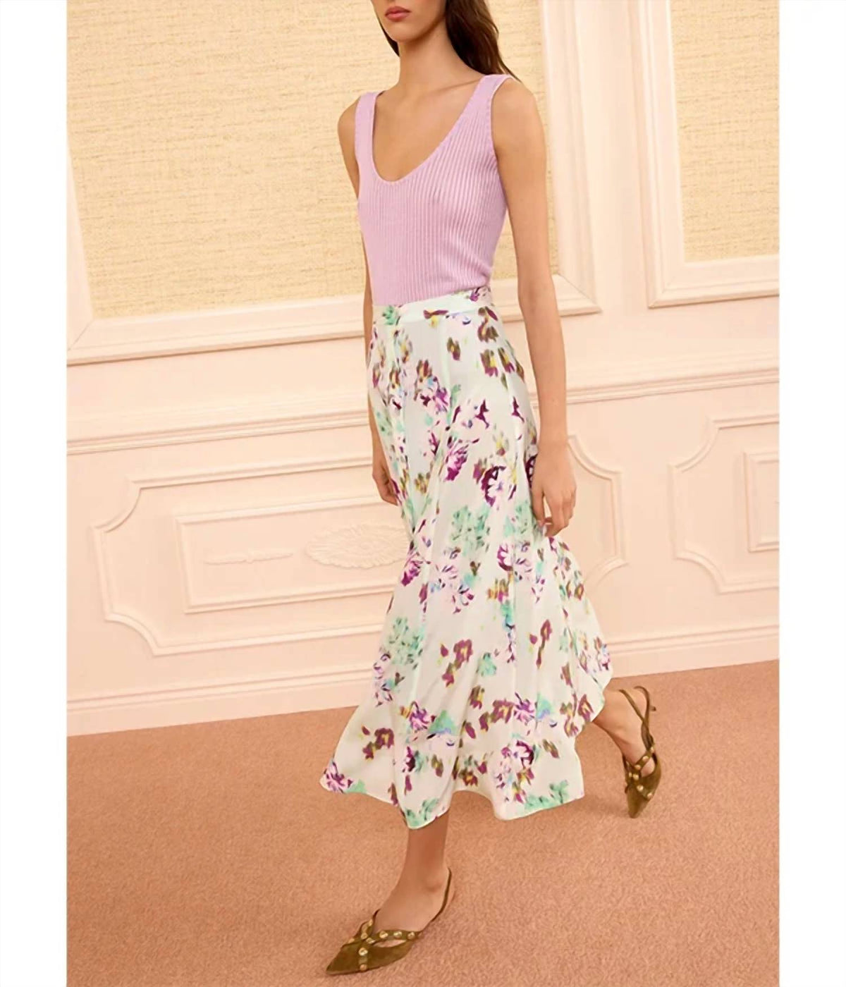 Ulla Johnson - Rowan Silk Midi Skirt