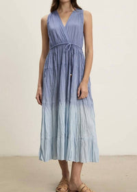 Velvet By Graham & Spencer - Marilyn Dip Dye Crinkle Voile Dress