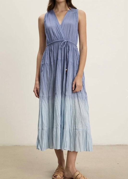 Velvet By Graham & Spencer - Marilyn Dip Dye Crinkle Voile Dress