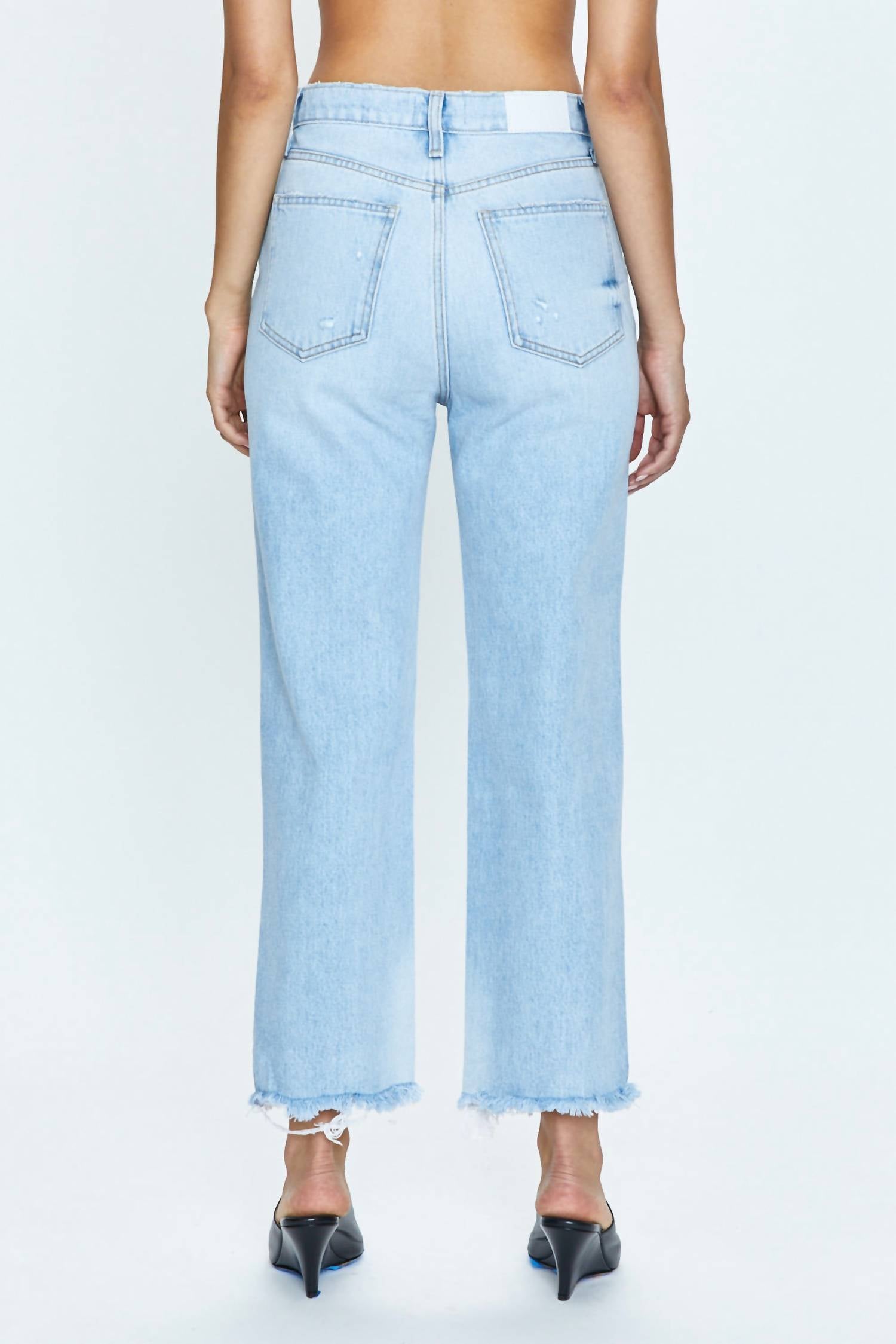 Pistola - Cassie High Rise Straight Jeans