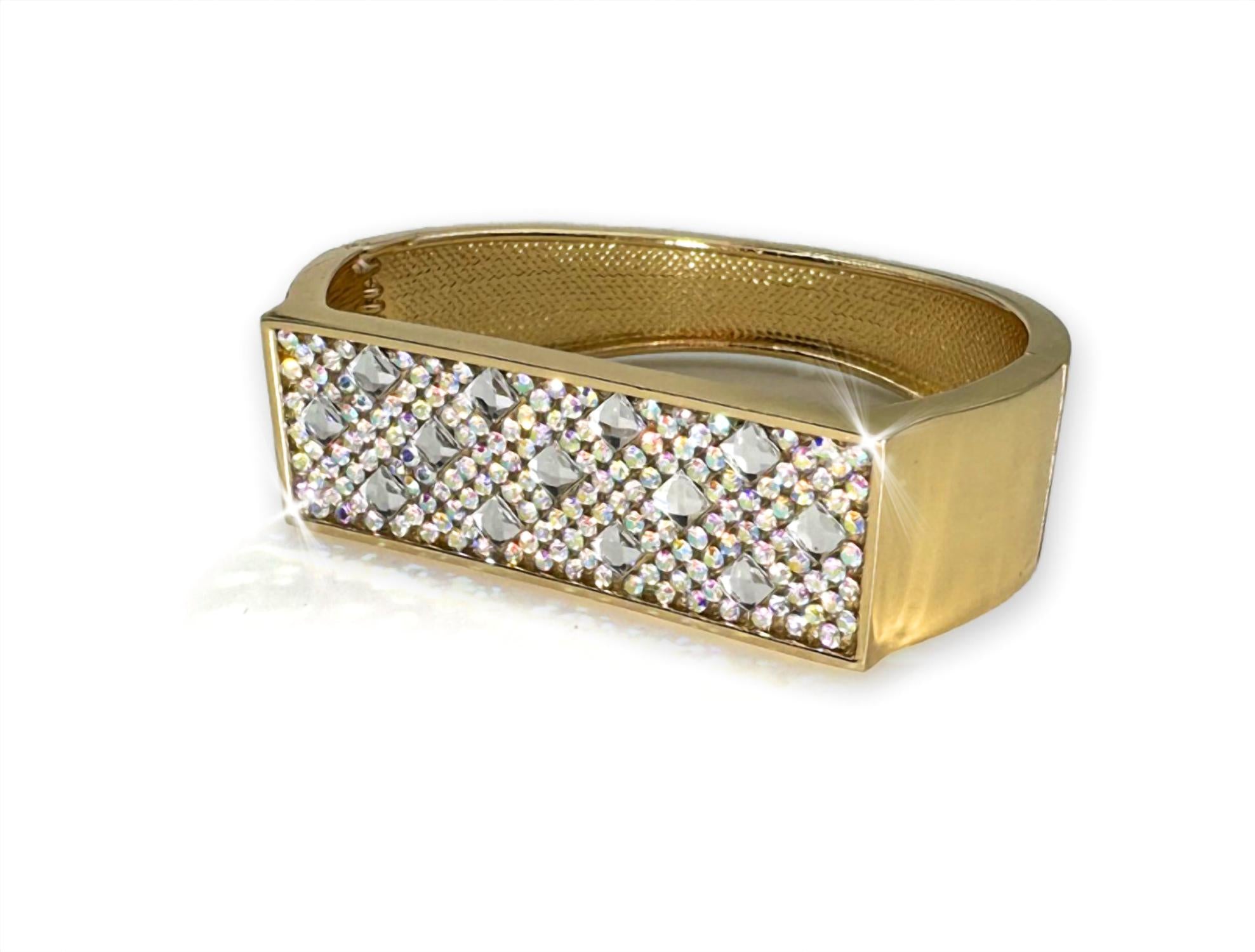 Jacqueline Kent - Women's Aurora Borealis Spring Cuff Bracelet