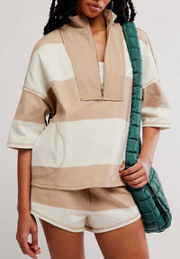 Free People - Retro Rugby Bottom Top Set