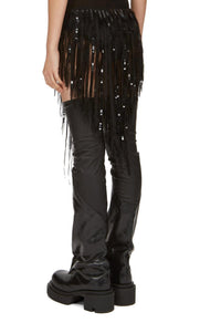 Rick Owens - LUXOR FRINGED PANTY SKIRT