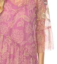 Johnny Was - Mazzy Trim Dress With Slip