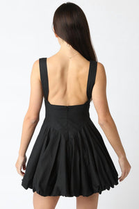 Olivaceous - Eliza Balloon Dress