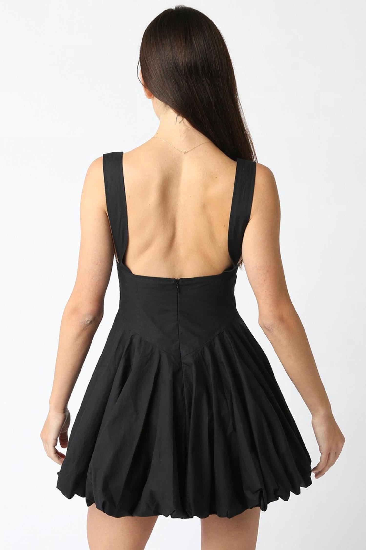Olivaceous - Eliza Balloon Dress