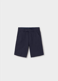 Mayoral - Linen Blend Chino Bermuda Shorts