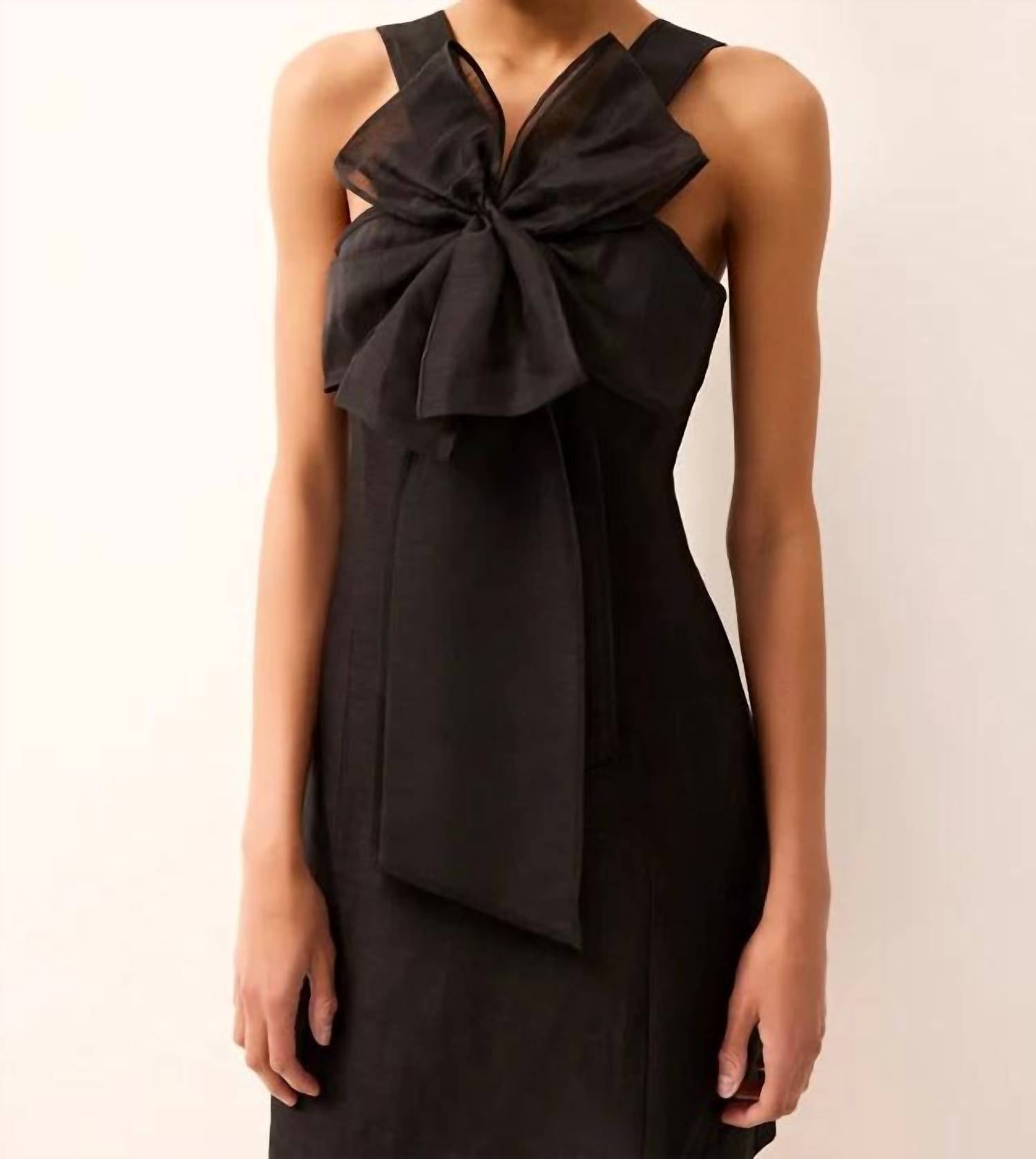 Marie Oliver - Lila Bow Mini Dress