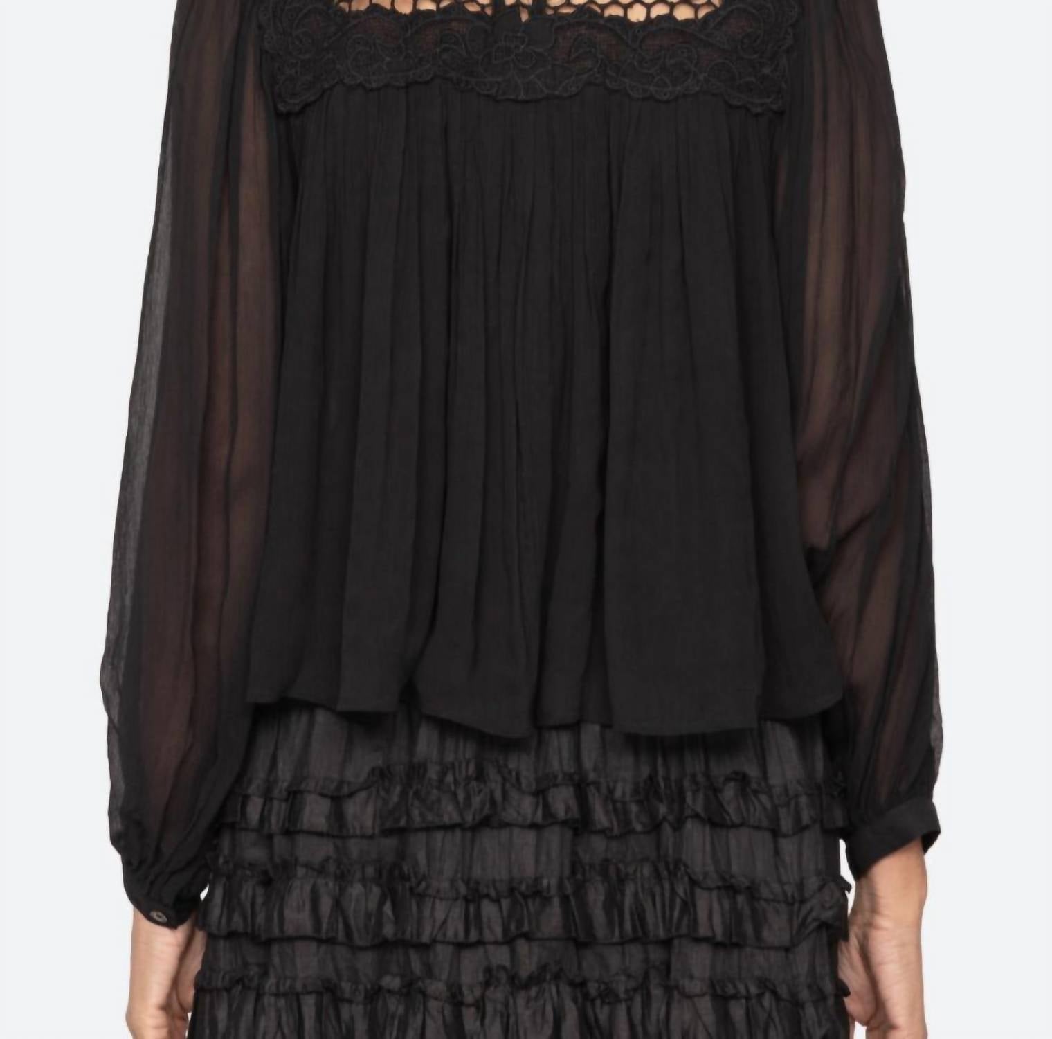 Sea - Daphne Lace Long Sleeve Top