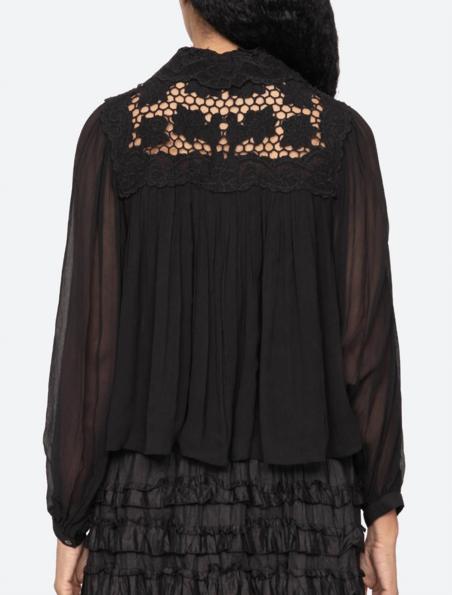 Sea - Daphne Lace Long Sleeve Top