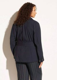 Vince - Belted Linen Blend Jacket