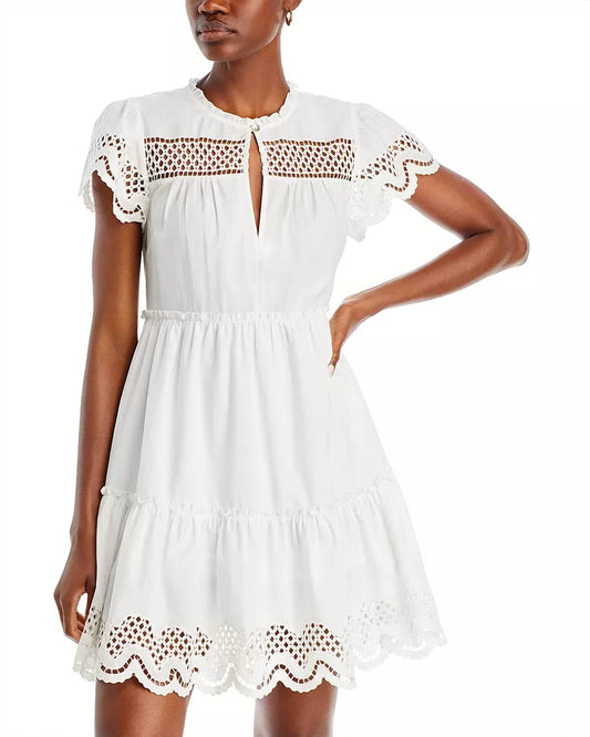 Rails - Lettie Eyelet Scalloped Dress