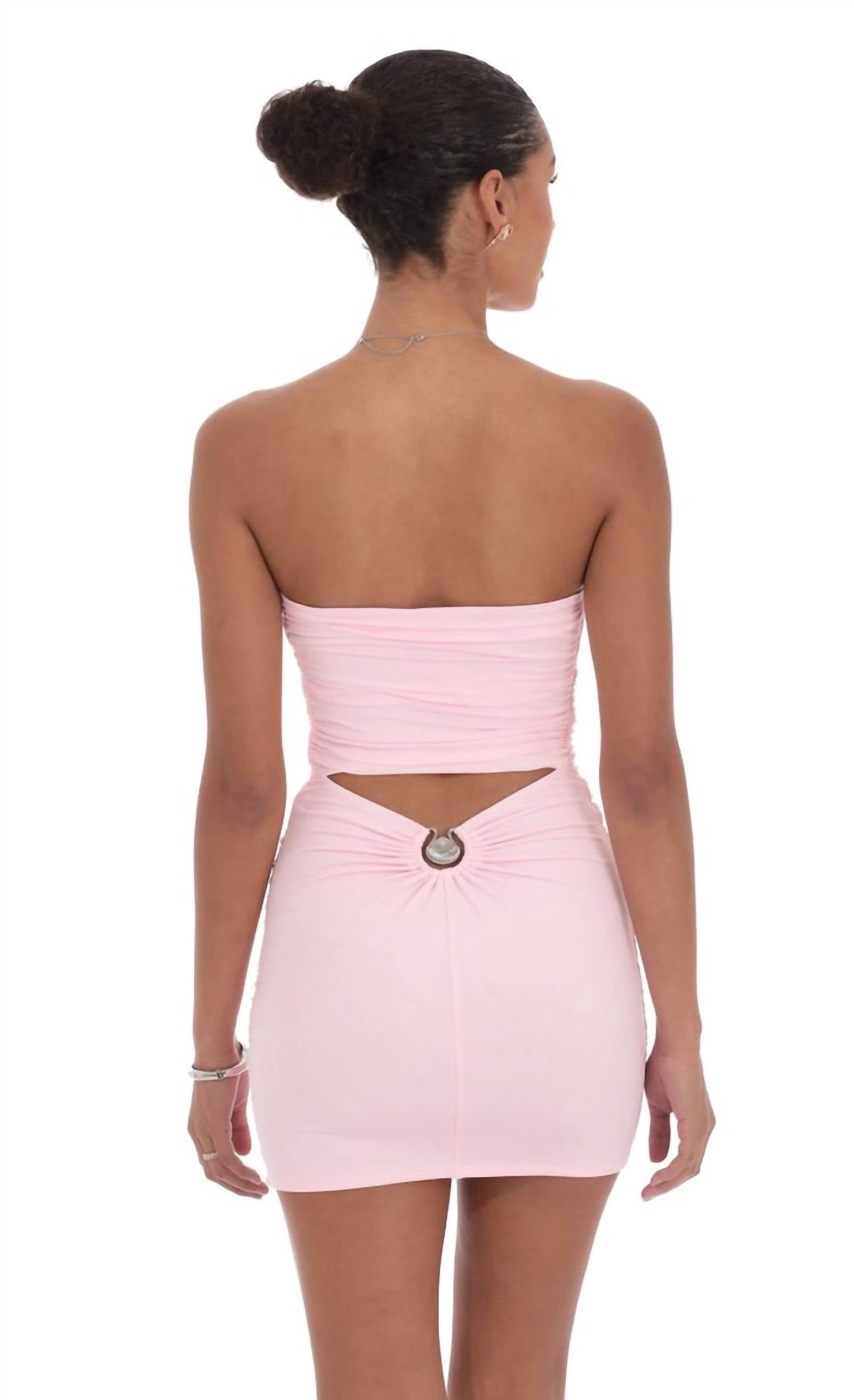 Lucy In The Sky - Women's Time Passes Strapless Mini Dress