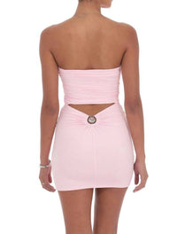 Lucy In The Sky - Women's Time Passes Strapless Mini Dress