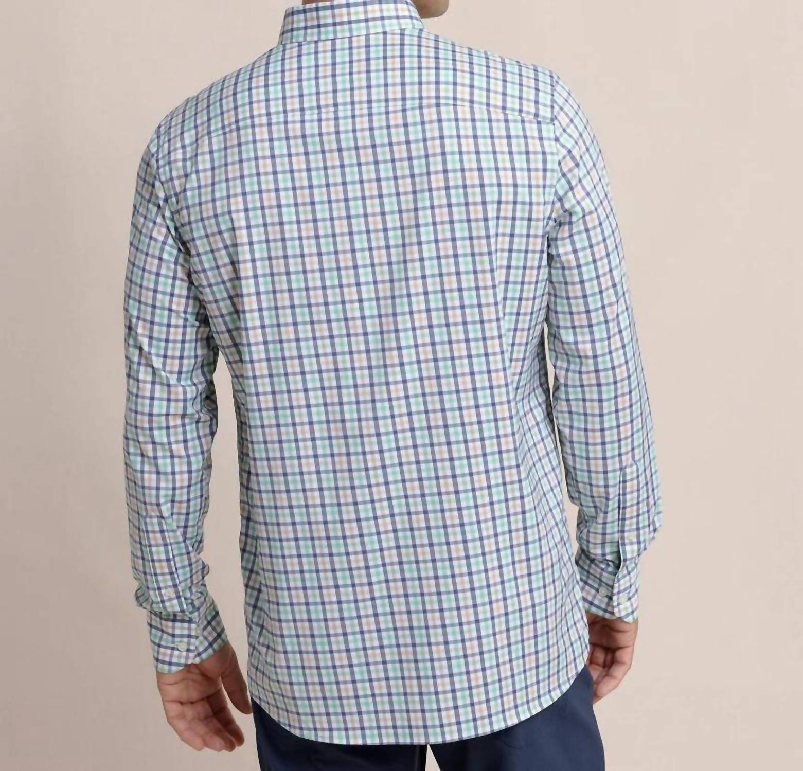 Southern Tide - Intercoastal Glenmoor Plaid Long Sleeve Sport Shirt
