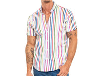 Eight X - Wet Paint Short Sleeve Button Down Shirt