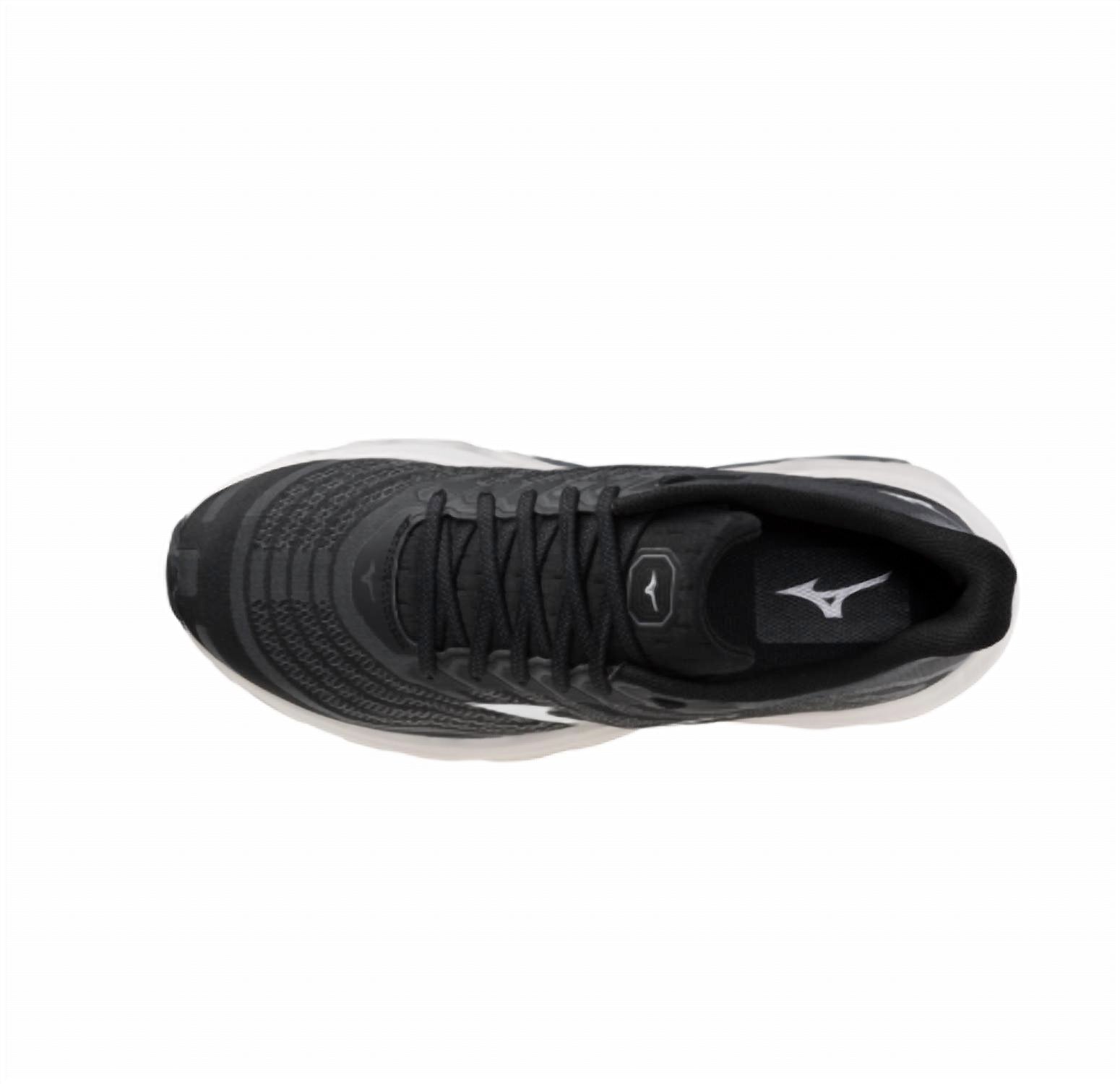 MIZUNO Men's Wave Horizon 8 Running Shoes in black white 1 - men's sneaker - alternate view