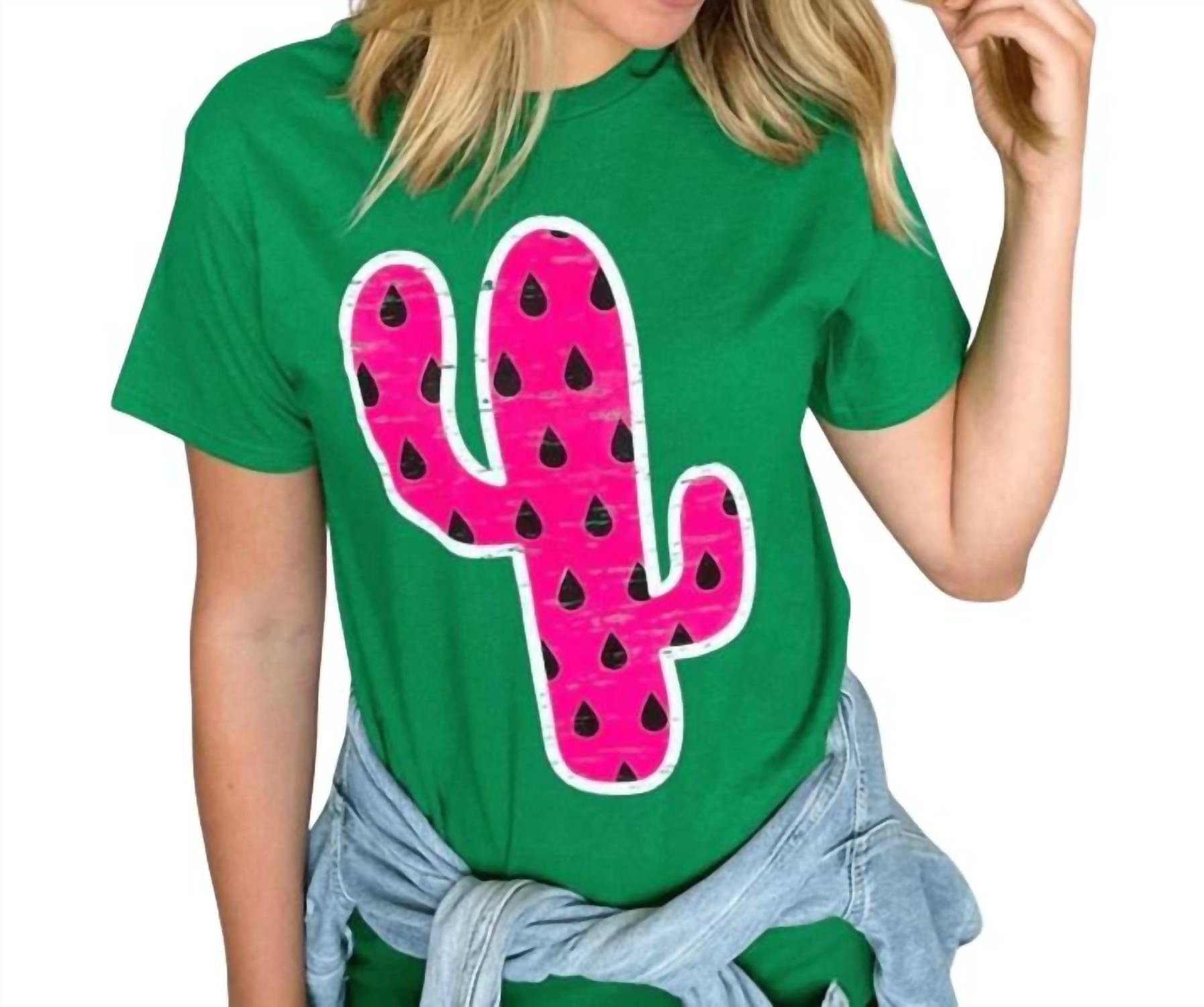 Ppd Wholesale - Watermelon Cactus Tee