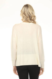 Joseph Ribkoff - Studded Cashmere Knit Sweater Top
