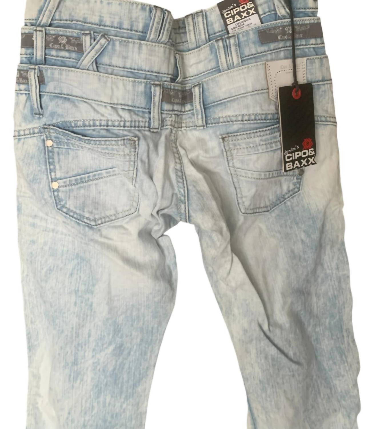 Cipo & Baxx - Men's Slim Fit Straight-leg Denim Jeans