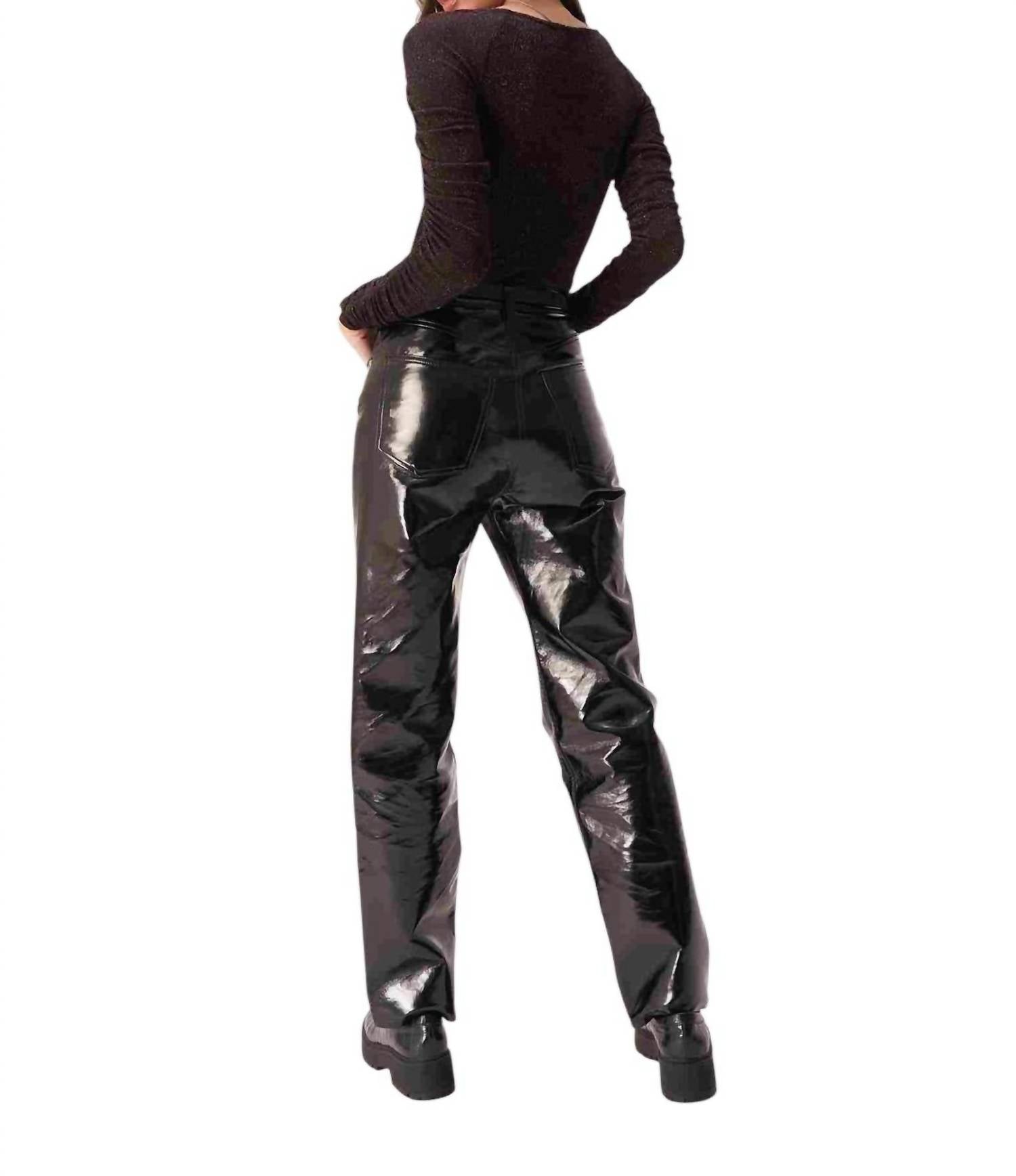 Project Social T - Desire sweetheart lurex Long Sleeve Top