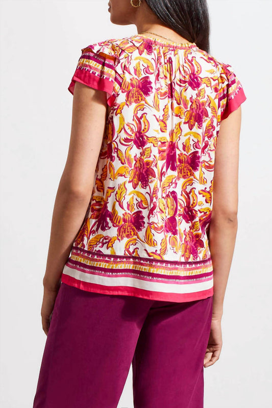 Tribal - Border Print Blouse