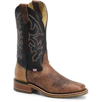 Double-H Boots Men's Soft Toe Non-insulated Western Work Boots in brown black - men's boots