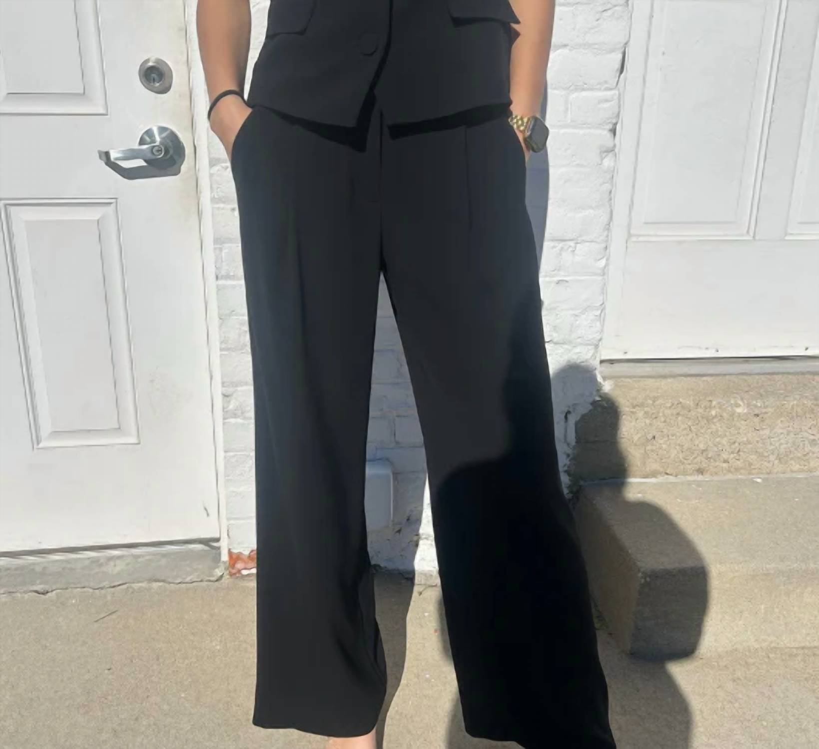 Drew - Eliza B Crepe Trouser