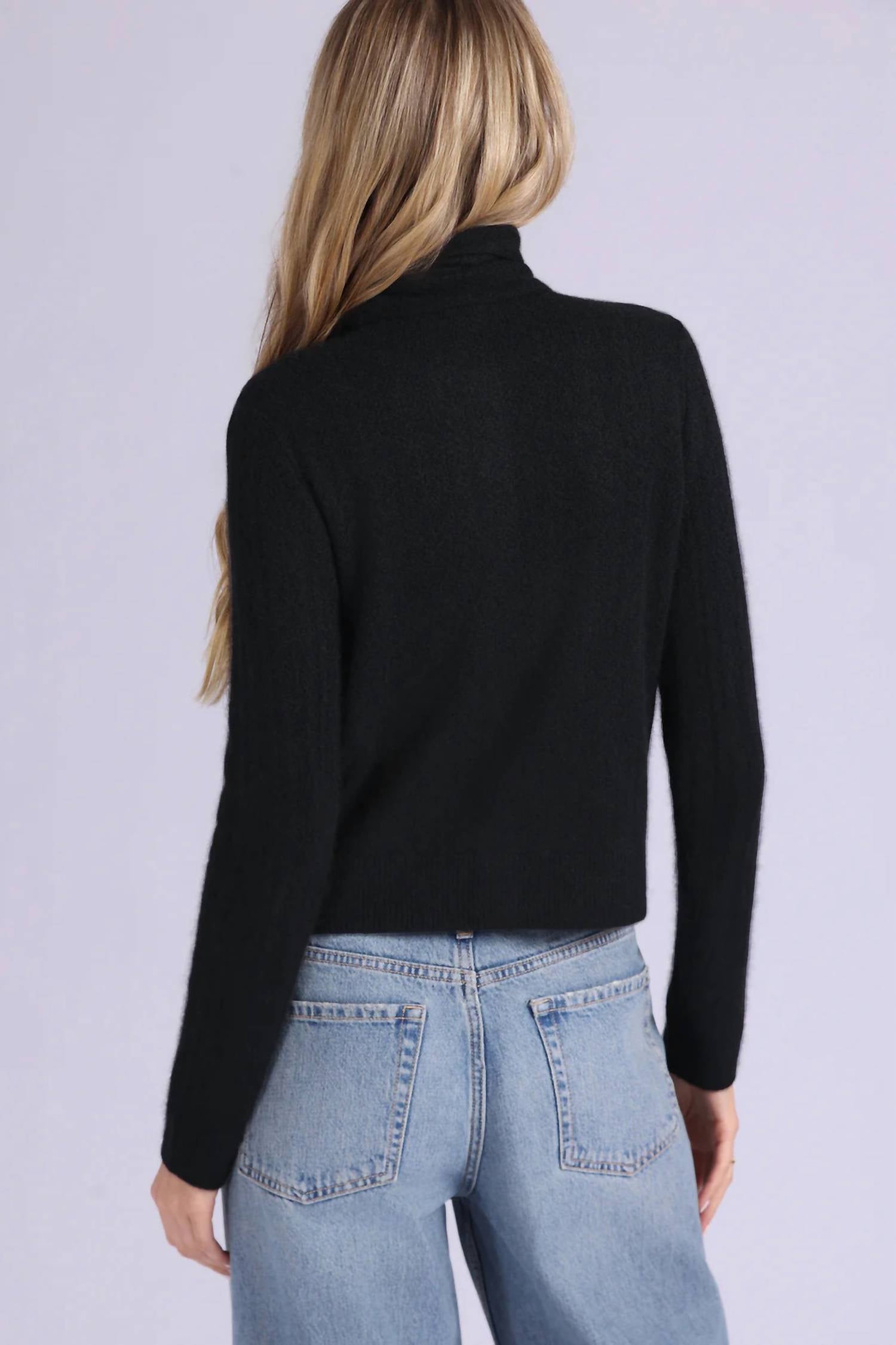 Minnie Rose - Cashmere Pointelle Tie Up Cardigan