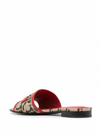 Salvatore Ferragamo - Women's Gancini-print 20mm Mules