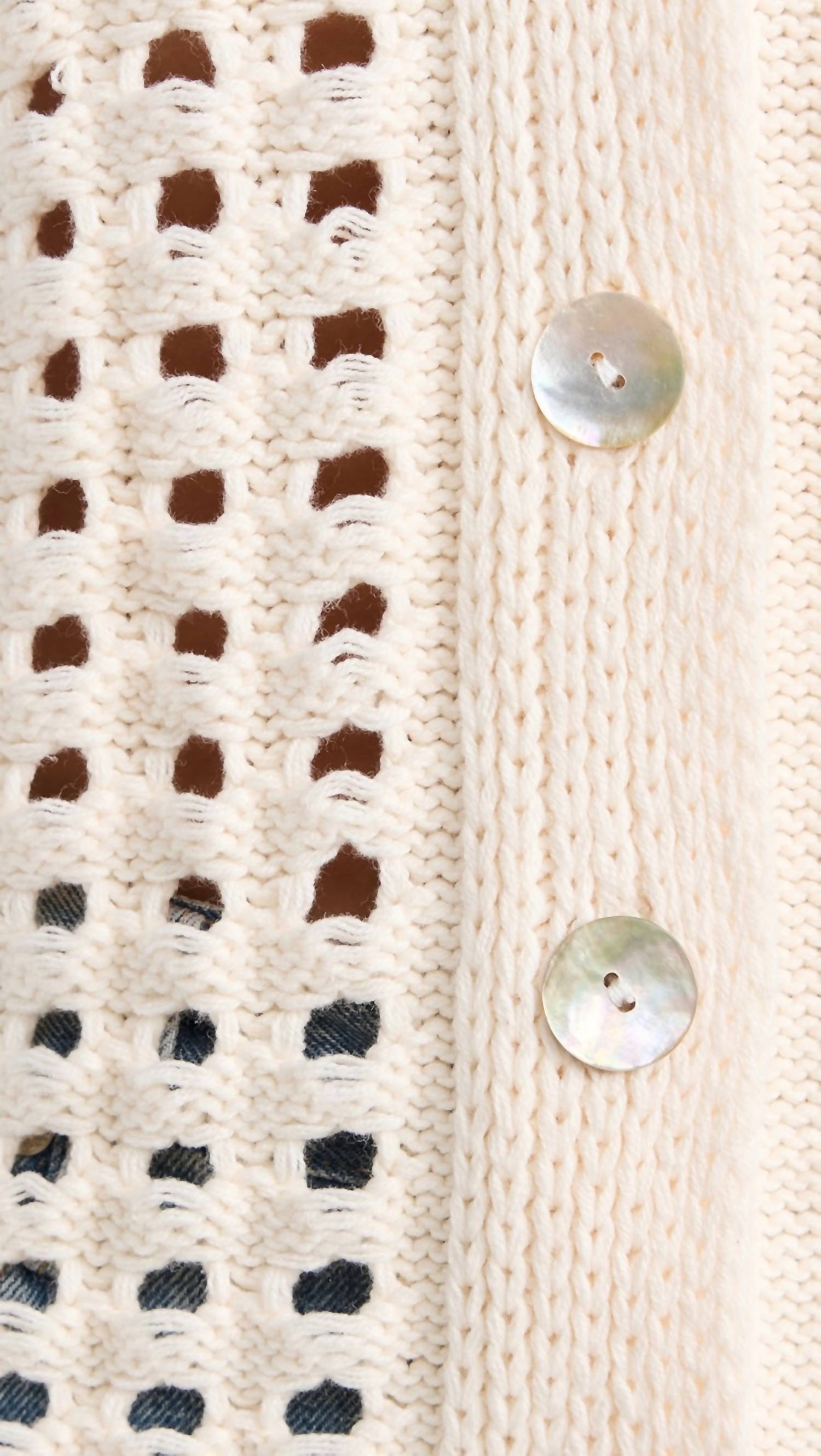 Little Lies - Crochet Button Shirt