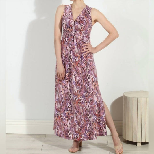 Veronica M - Twist Sleeveless Maxi Dress