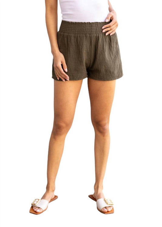 Bobi - Smocked Waist Shorts