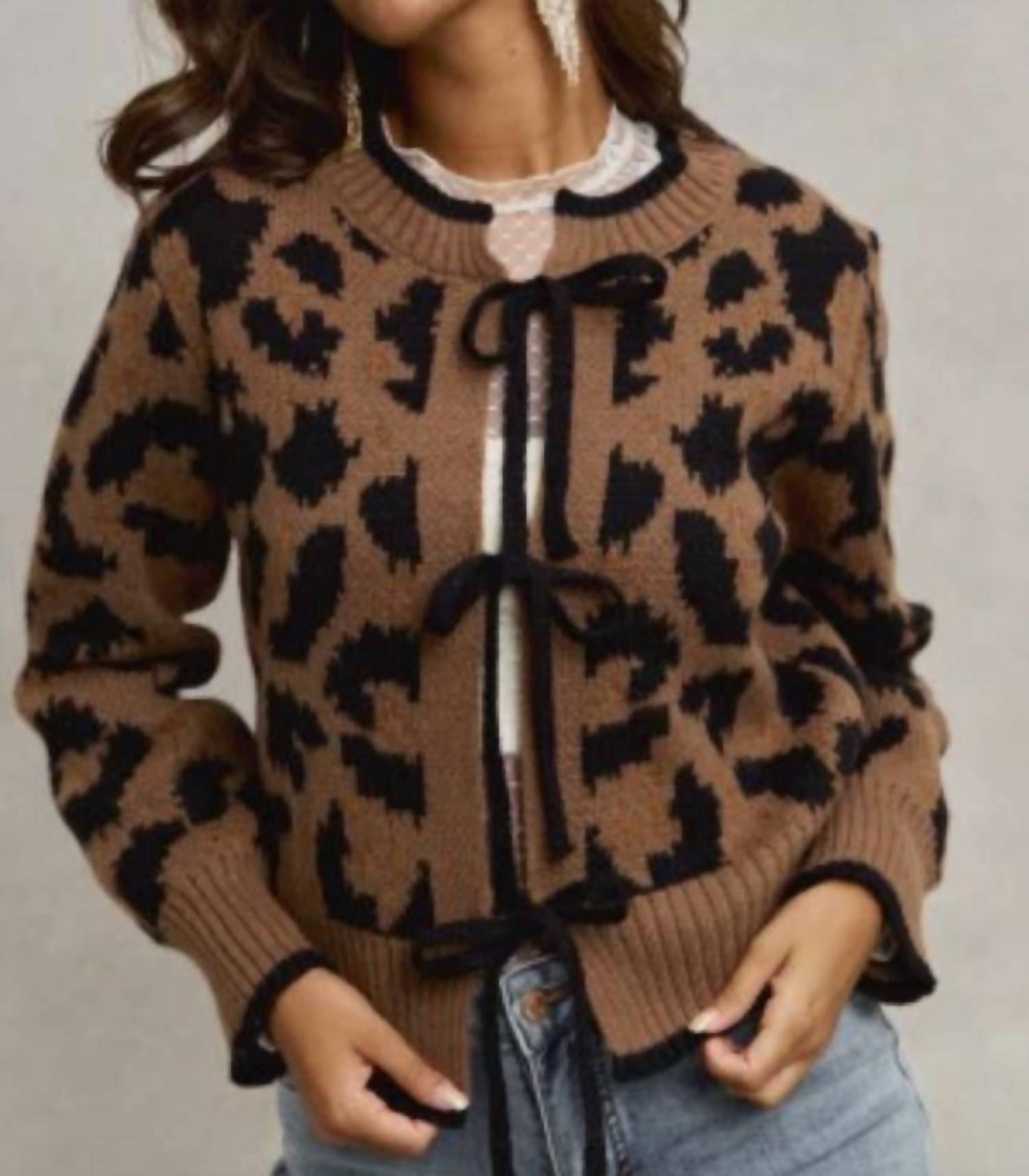 So Me - Open Front Sweater Cardigan